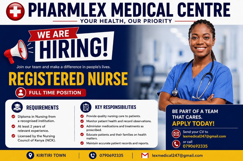 Registered Nurse Hiring Poster
